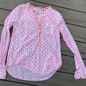 Women's JCrew Pink shirt, Size 0
